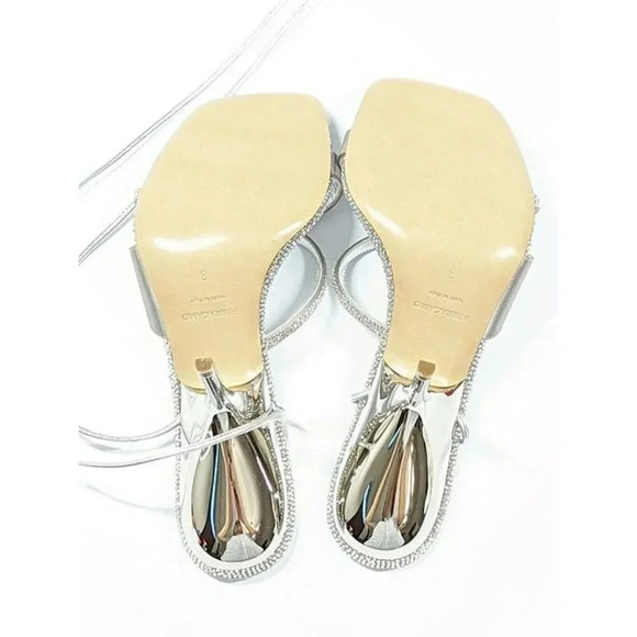 Ferragamo Women's Allegra Embellished High Heel Sandals Size 8 (MSRP $1,450) - Picture 8 of 11